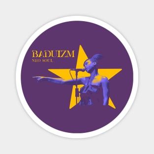 Baduizm Star Neon Purple Magnet